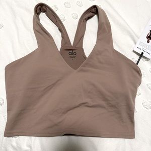 Nude Brown Alo Yoga Sports Bra